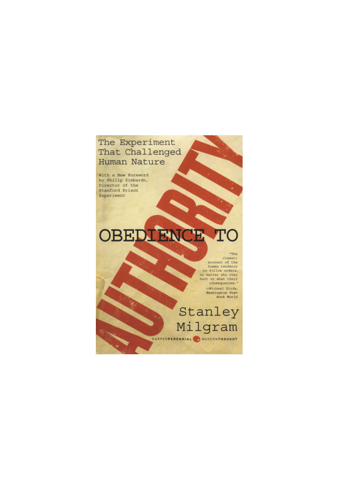 [Obedience to Authority 01] • Obedience to Authority