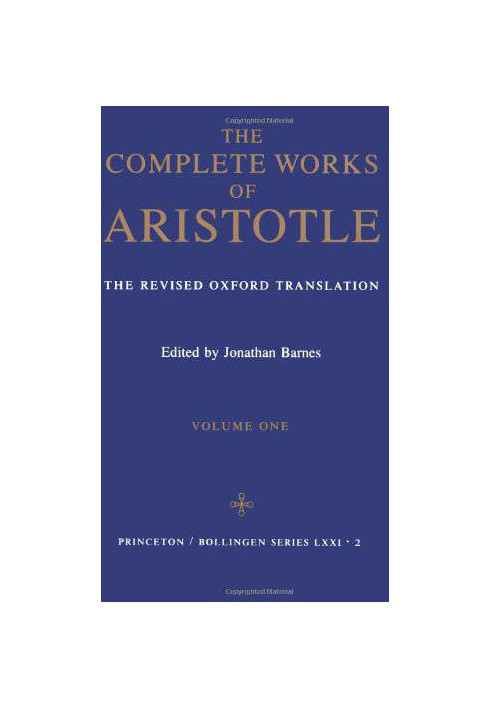 The Complete Aristotle (eng.)