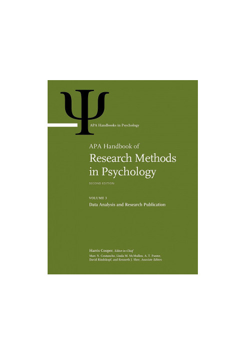 APA Handbook of Research Methods in Psychology: Data analysis and research publication