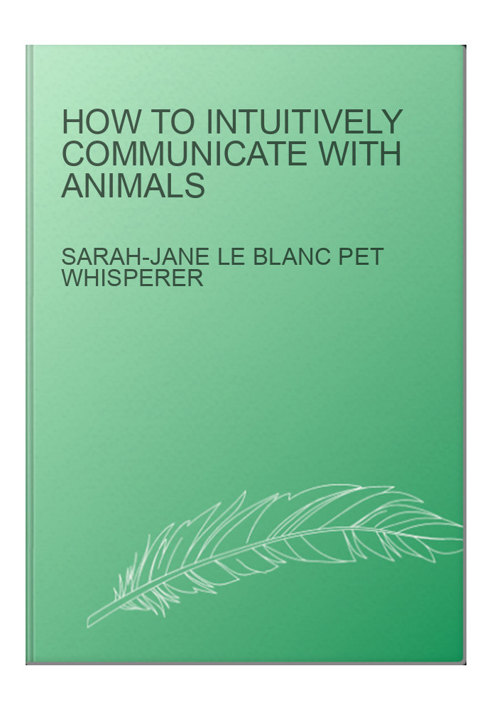 How To Intuitively Communicate With Animals