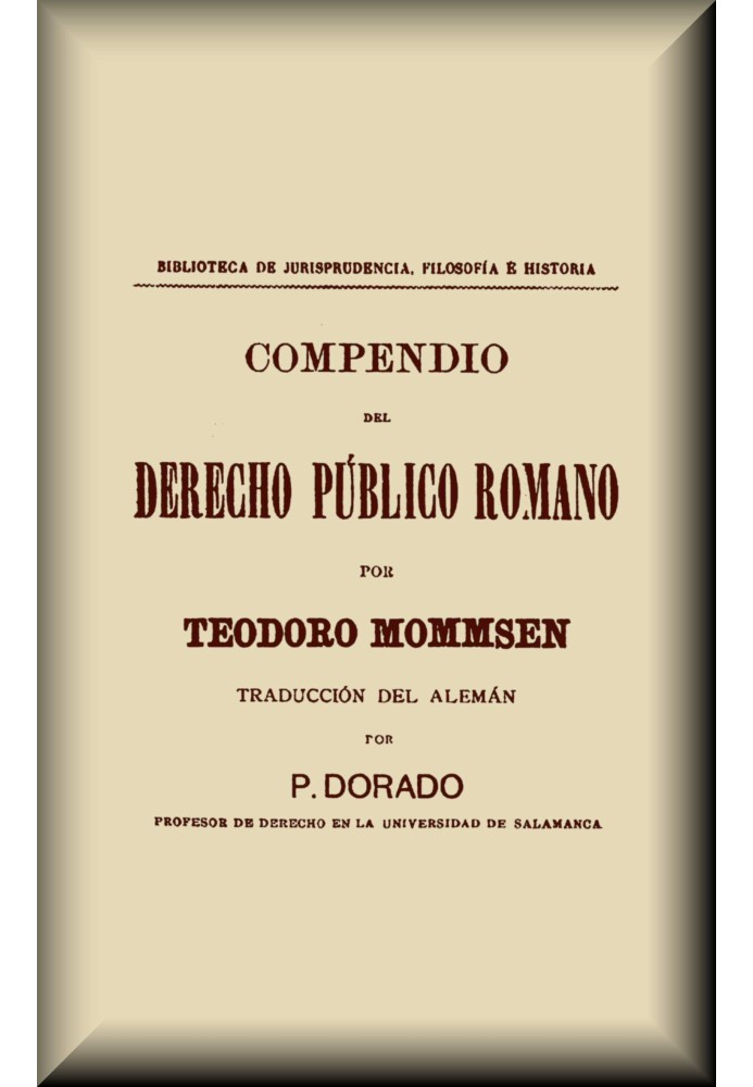 Compendium of Roman public law