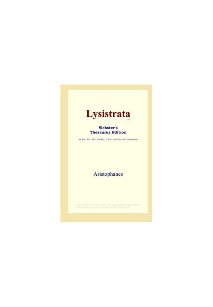 Lysistrata (Webster's Thesaurus Edition)