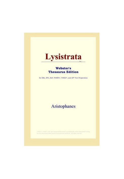 Lysistrata (Webster's Thesaurus Edition)