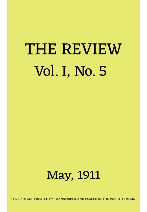 Обзор, Том. 1, № 5, май 1911 г.