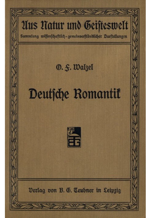 German Romanticism: A Sketch