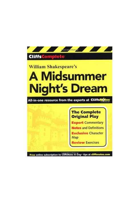 A Midsummer Night's Dream (Cliffs Complete)