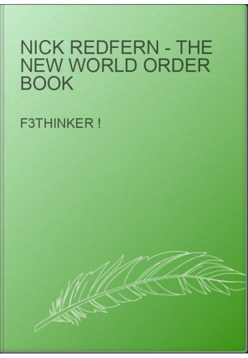 Nick Redfern - The New World Order Book