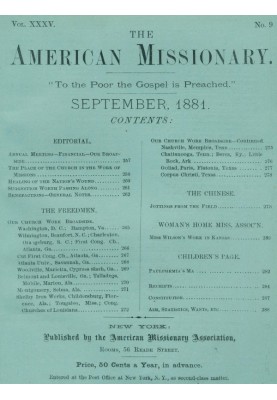 The American Missionary — Volume 35, No. 9, September, 1881