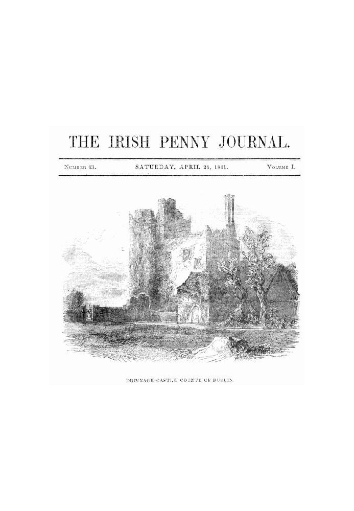 The Irish Penny Journal, Vol. 1 No. 43, April 24, 1841