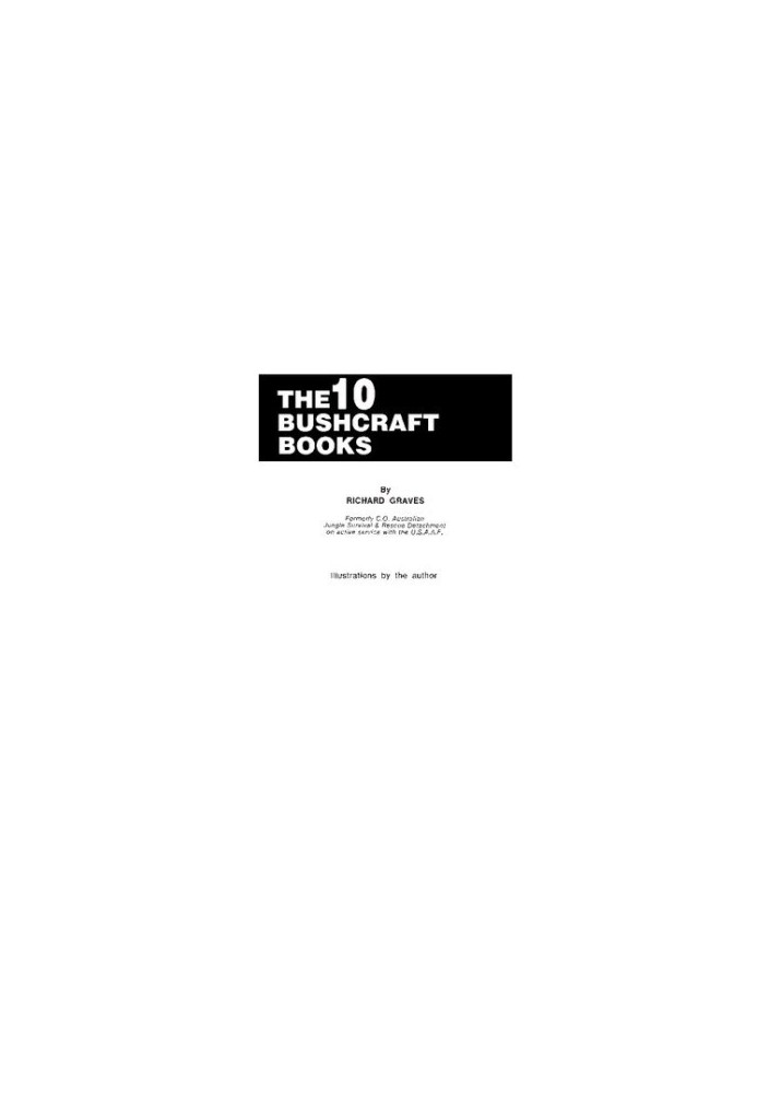 The 10 Bushcraft Books