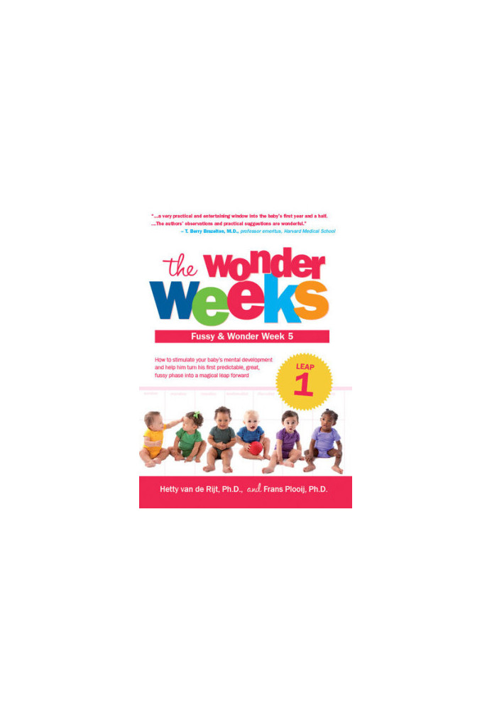 The Wonder Weeks: Leap 1, Fussy & Wonder Week 5: How to stimulate your baby’s mental development and help him turn his first 
