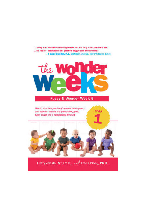 The Wonder Weeks: Leap 1, Fussy & Wonder Week 5: How to stimulate your baby’s mental development and help him turn his first 