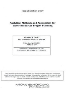 Analytical Methods And Approaches For Water Resources Project Planning