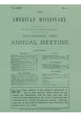 The American Missionary, Volume 34, No. 11, November 1880