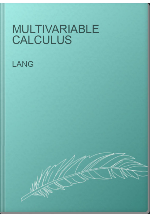 Multivariable Calculus