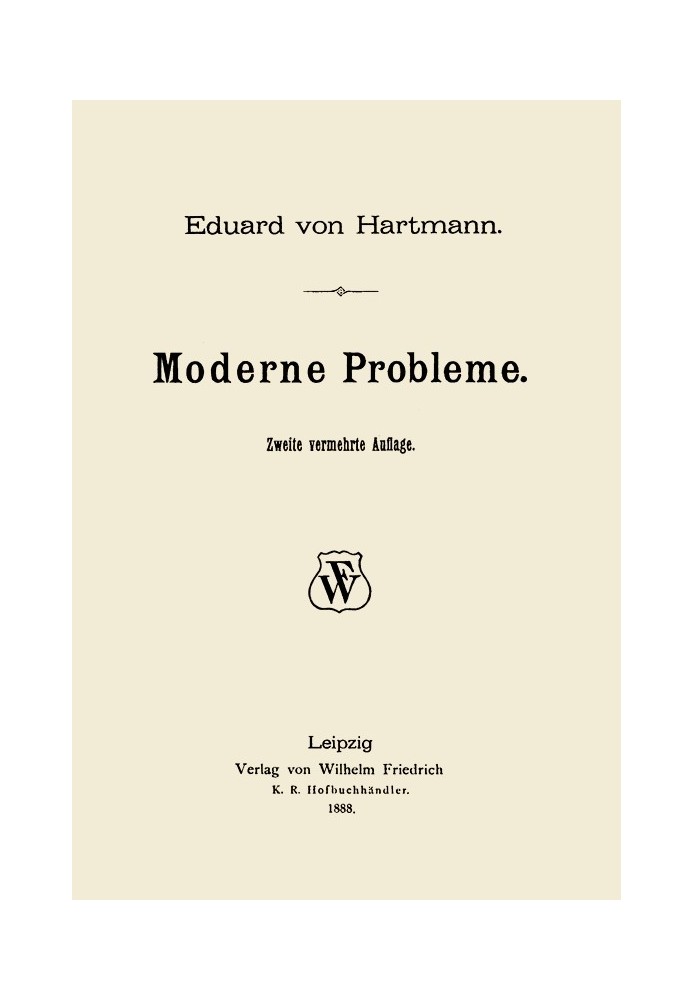 Modern problems