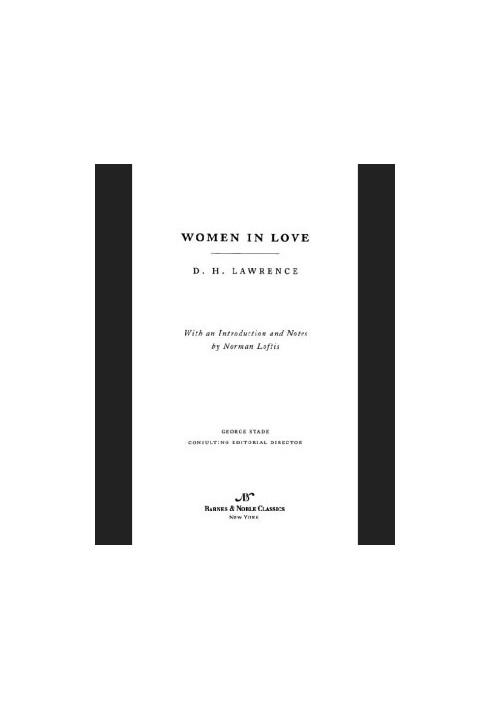 [Brangwen Family 02] • Women in Love (Barnes & Noble Classics Series)