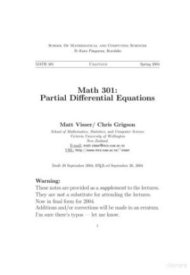 Partial Differential Equations
