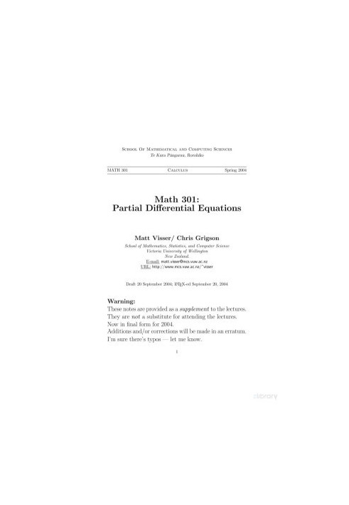 Partial Differential Equations