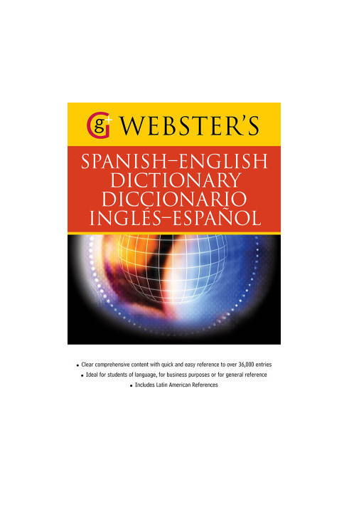 Webster's Spanish-English Dictionary/Diccionario Ingles-Espanol