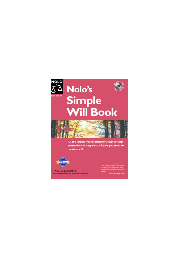 Nolo's Simple Will Book