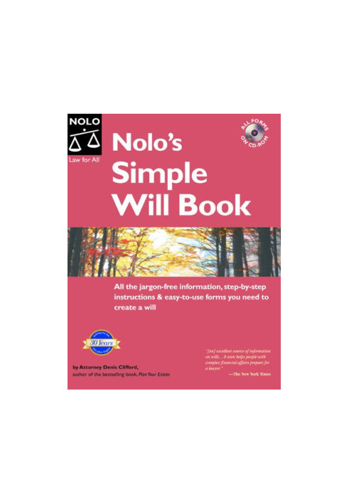 Nolo's Simple Will Book