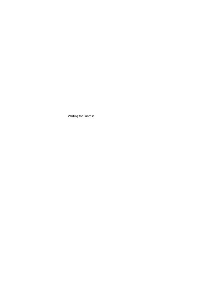 Writing for Success
