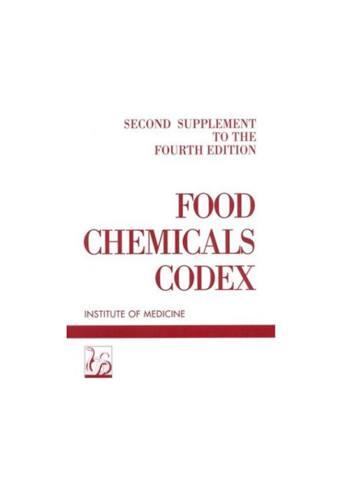 Food Chemicals Codex - Second Supplement to the Fourth Edition