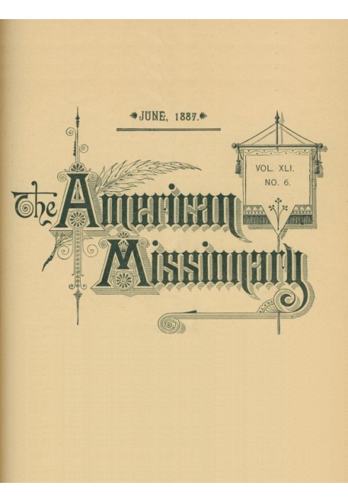 Американський місіонер — том 41, № 6, червень 1887 р