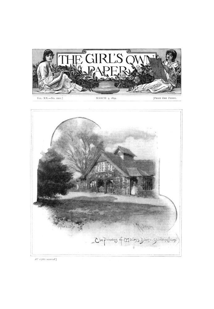 The Girl's Own Paper, Vol. XX. № 1001, 4 березня 1899 р