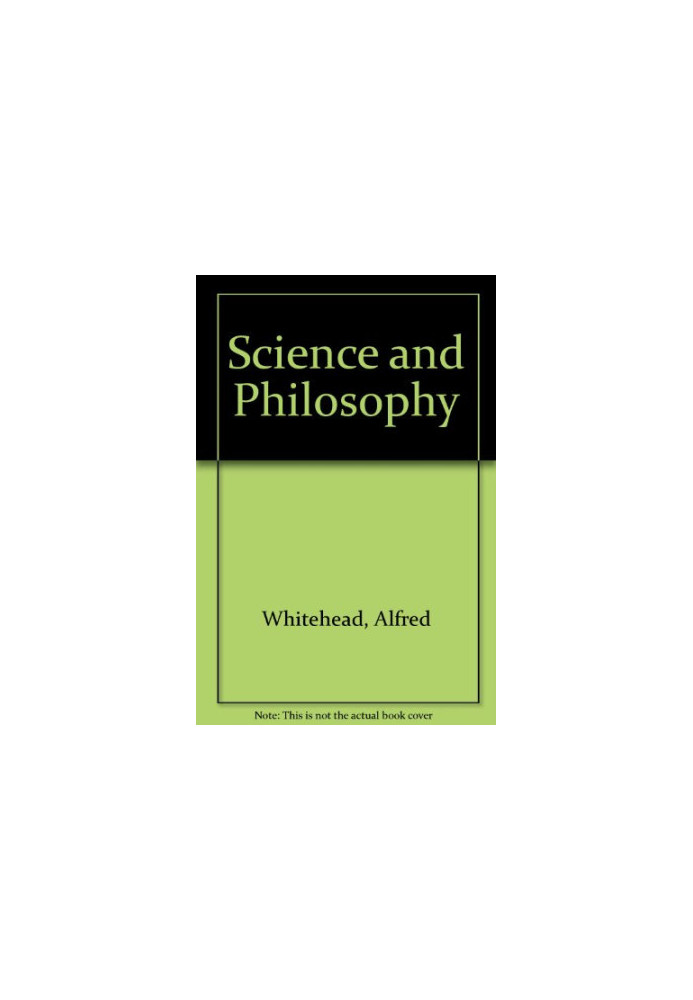 Science and Philosophy