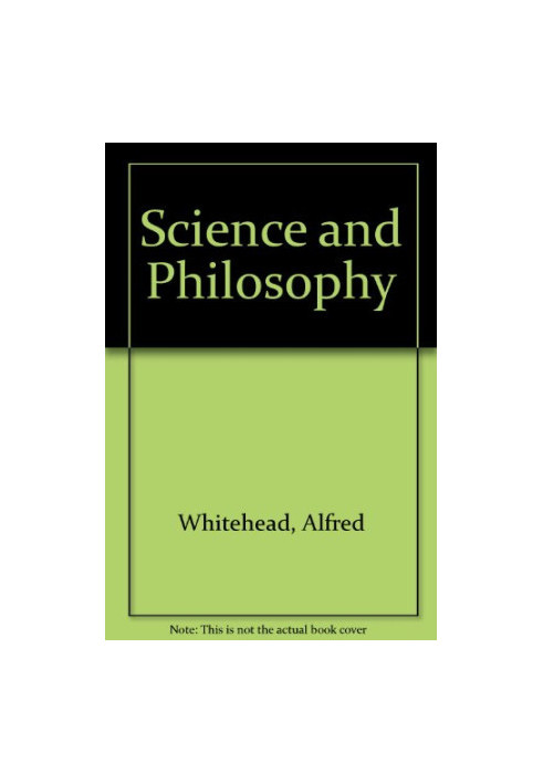 Science and Philosophy