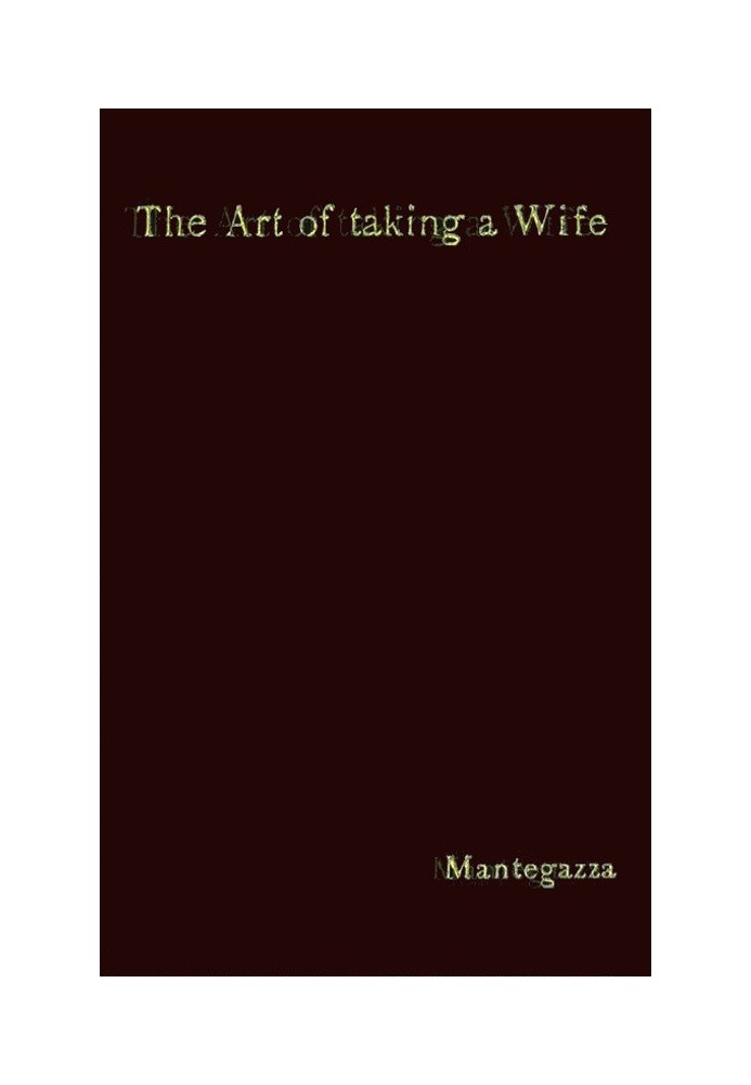 The art of taking a wife