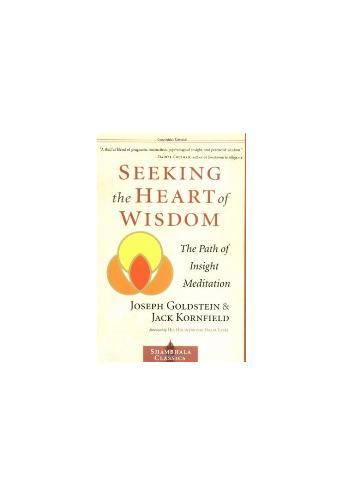 Seeking the Heart of Wisdom: The Path of Insight Meditation