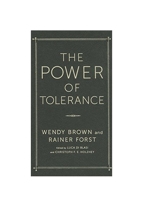 The power of tolerance : a debate