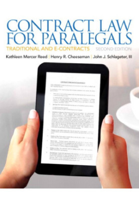 Contract law for paralegals: traditional and e-contracts