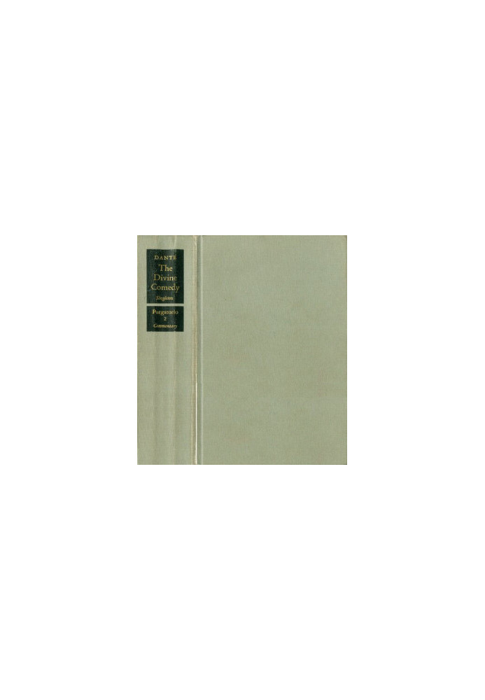 Purgatorio: Text and Commentary. (Two volume set)