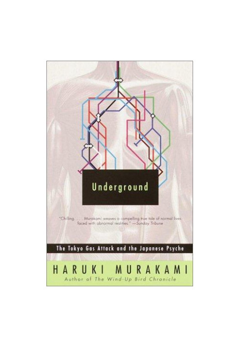 Underground: The Tokyo Gas Attack and the Japanese Psyche