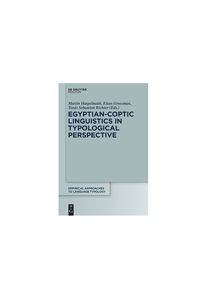 Egyptian-Coptic Linguistics in Typological Perspective