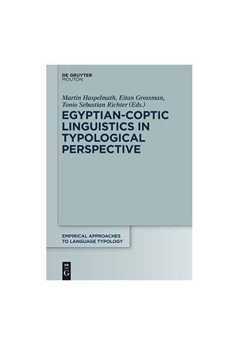 Egyptian-Coptic Linguistics in Typological Perspective
