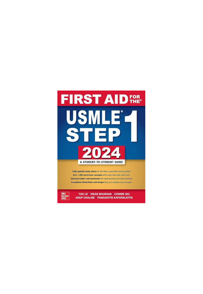 First Aid for the® USMLE Step 1 2024 - A Student-to-Student Guide, 34e (Apr 1, 2024)_(1266077200)_(McGraw Hill Medical)