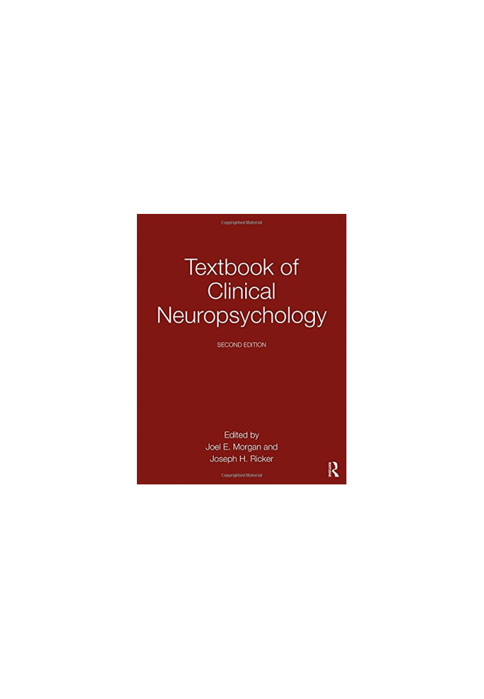 Textbook of clinical neuropsychology