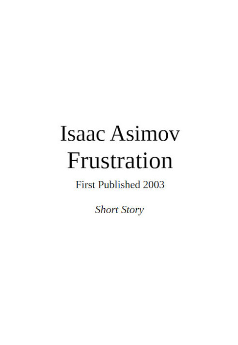 Frustration