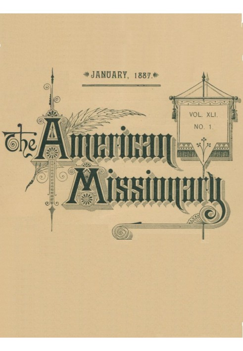 Американський місіонер — том 41, № 1, січень 1887 р