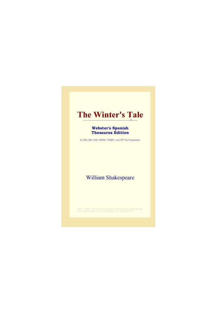 The Winter's Tale (Webster's Spanish Thesaurus Edition)