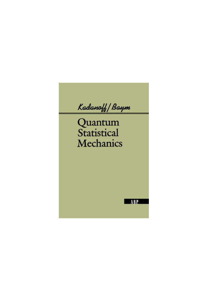 Quantum Statistical Mechanics