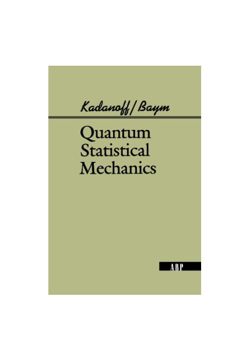 Quantum Statistical Mechanics