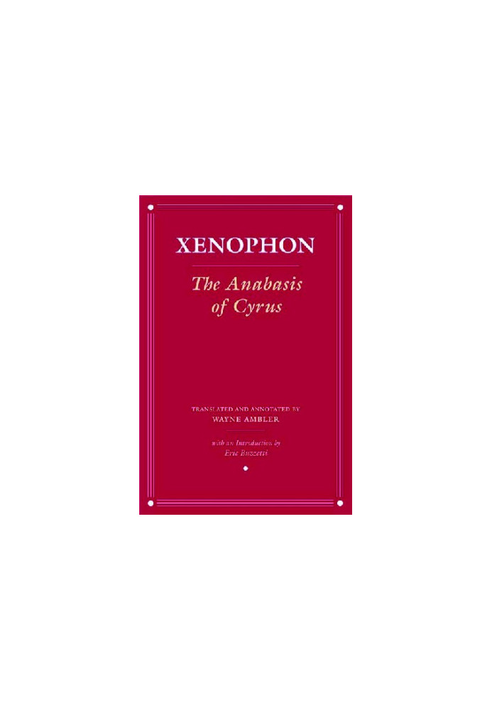 The Anabasis of Cyrus