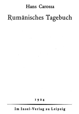Romanian diary