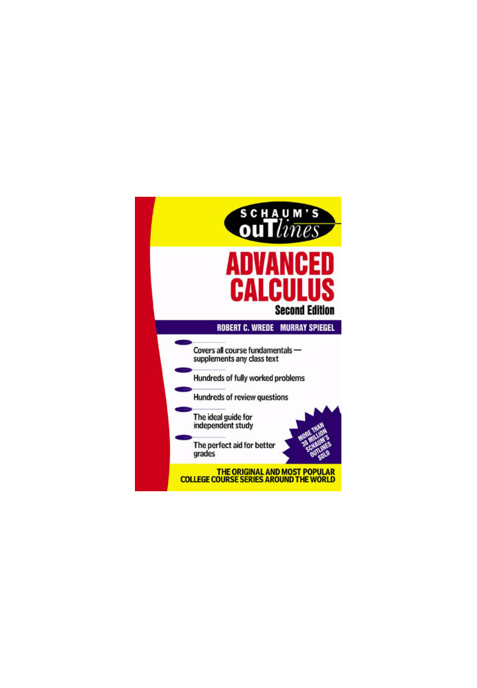 Schaums Outline of Advanced Calculus, Second Edition